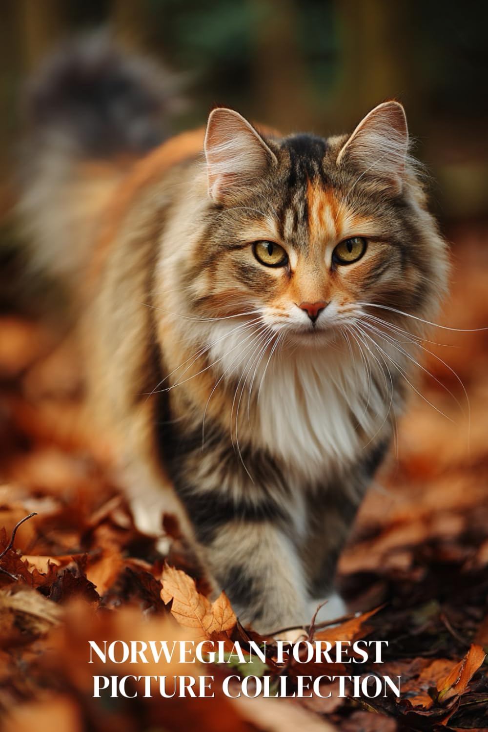 Norwegian Forest Cat Photo Collection: Majestic Full-Page Pictures of Norwegian Forest Cats and Kittens for All Ages (Calming Nature Books).