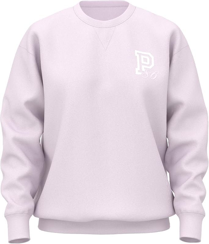 Victoria's Secret PINK Women's Campus Fleece Oversized Crew Sweatshirt