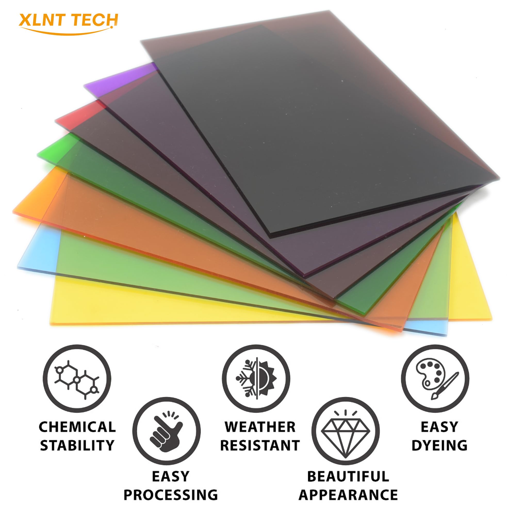 Colored Acrylic Sheets - Laser Cutting & DIY -6