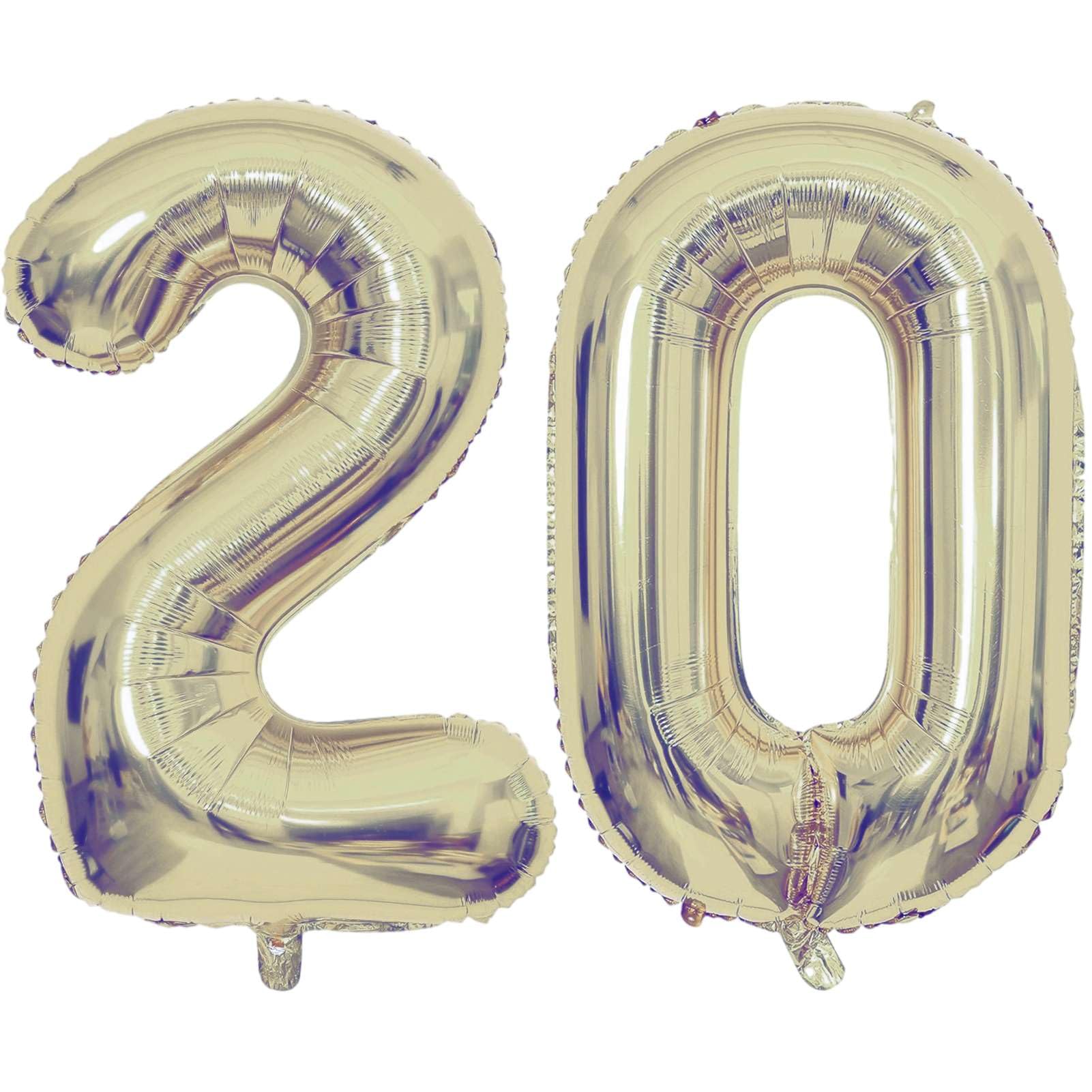 Champagne Gold Number Balloons - 40 Inch -27 Champagne Gold Number Balloons - 40 Inch -27