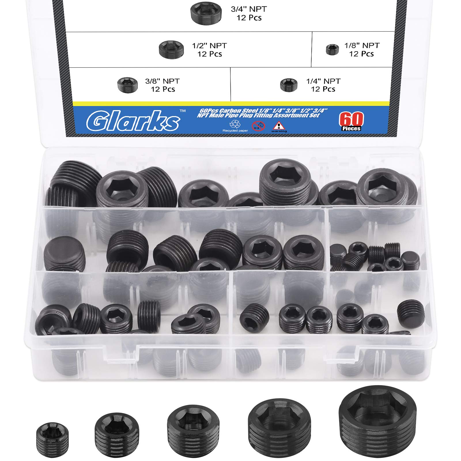 Lotto 25 Tappi Conici In Plastica NPT 1" - CaPlug CE-313 Usati Ma Funzionanti