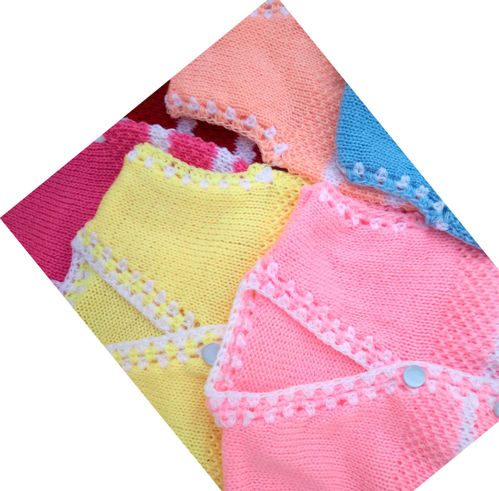 KIDSKA Woolen Sweater for Kids/Winter Wear for Inflant/Baby Woollen Set(Multicolor, 9 to 12 Months) Pack of 2 - Image 5 thumbnail