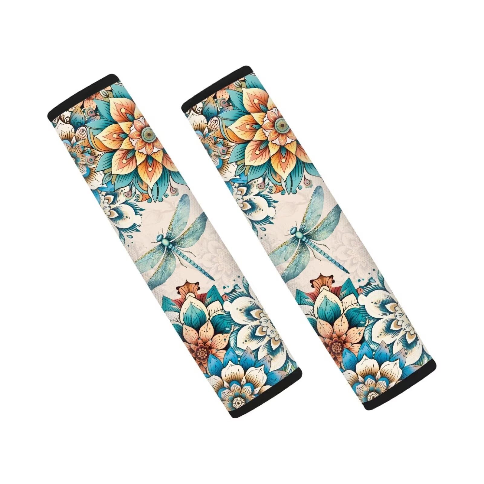 Showudesigns Highland Cow Sunflower Car Seat Belt Covers for Kids Adults Universal Fit Seatbelt Strap Cover Backpack Harness Pads Animal Cattle Flower Car Seatbelt Covers — view 10