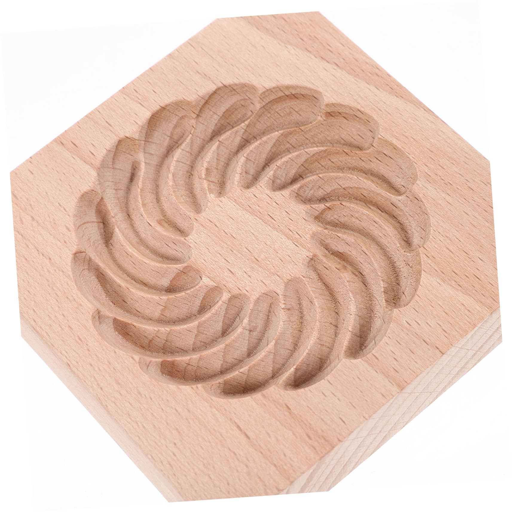 Cabilock Wooden Cookie Press Mold Reusable Cookie Stamps for Baking Easy for Creative Home Baking and Pastry Crafts