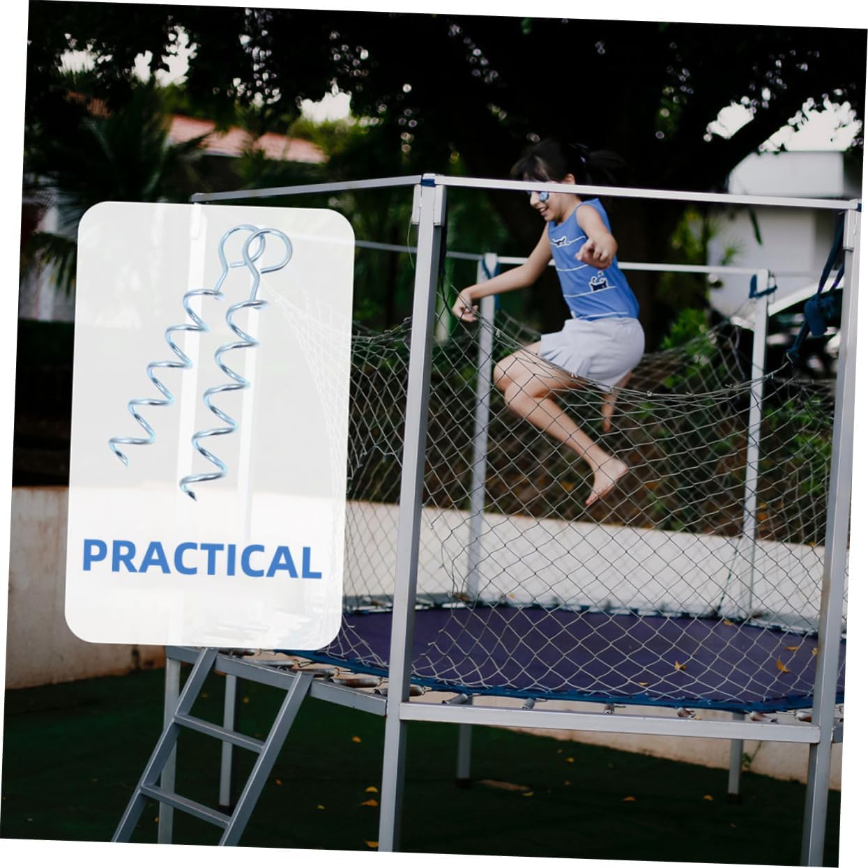 BESPORTBLE 4pcs Heavy Duty Tent Nails Spiral Beach Tent Stakes for Sand Dog Stakes for Outside Camping Accessories