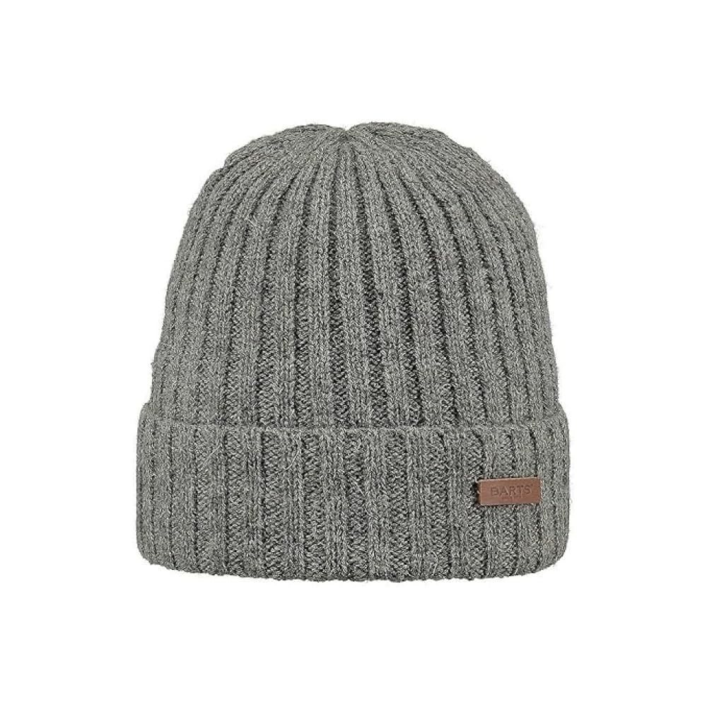 Barts Haakon Beanie Hat with Cuff Knit Winter (One Size - Grey)