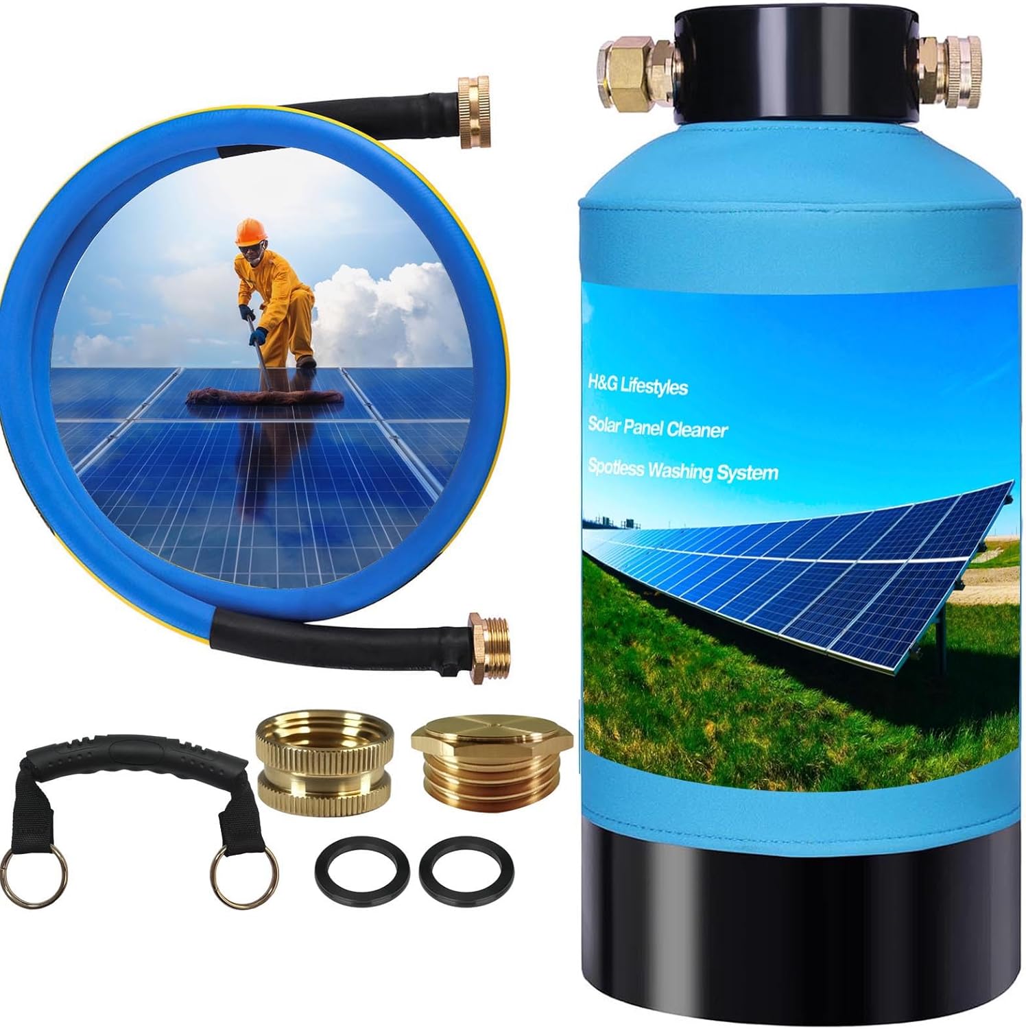 H&G lifestyles Portable Water Deionizer for Solar Panel