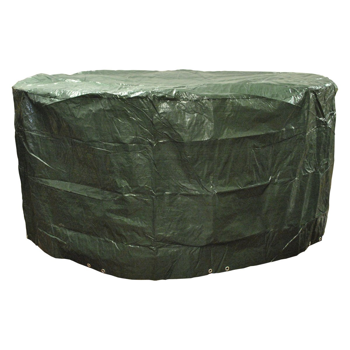Selections Waterproof Large Round Patio Garden Furniture Set Cover in Green (2.25m)