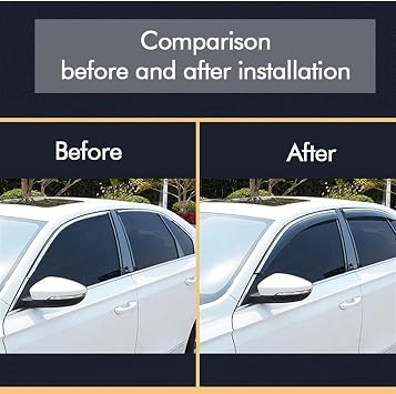 Frame Components Car Window Visor Windshield RainProof Guards Accessories For Toyota For Premio For Allion T260 2008 2009-2021