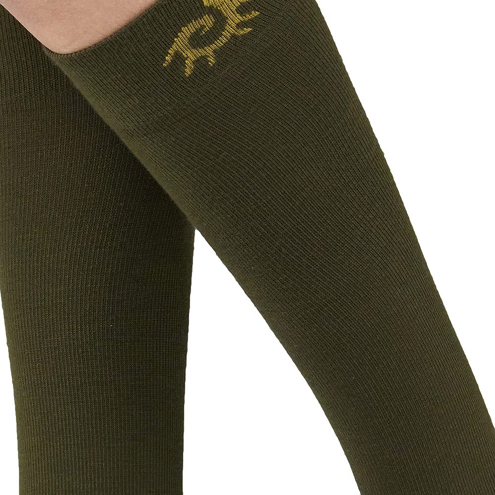 SOLIDEA Unisex Gambalety Skarpety For You Merinos Klasyczny Kompresja Stopniowa 18/24 mmHg, Oliwki, Medium