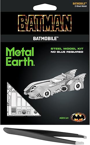 Metal Earth Fascinations Batman 1989 - Kit de modelo de metal 3D con pinzas