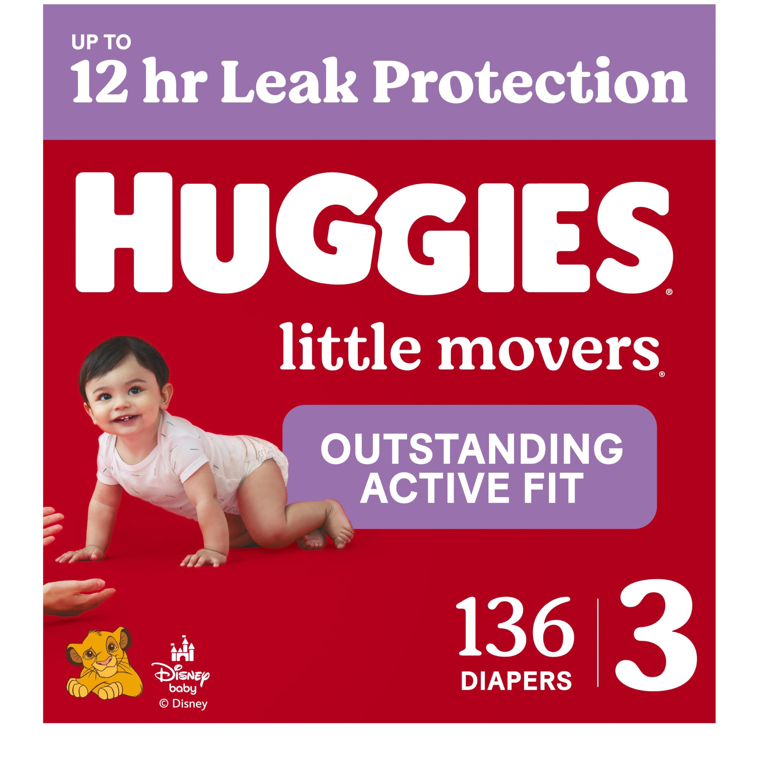 Huggies Little Movers Diapers Size 3