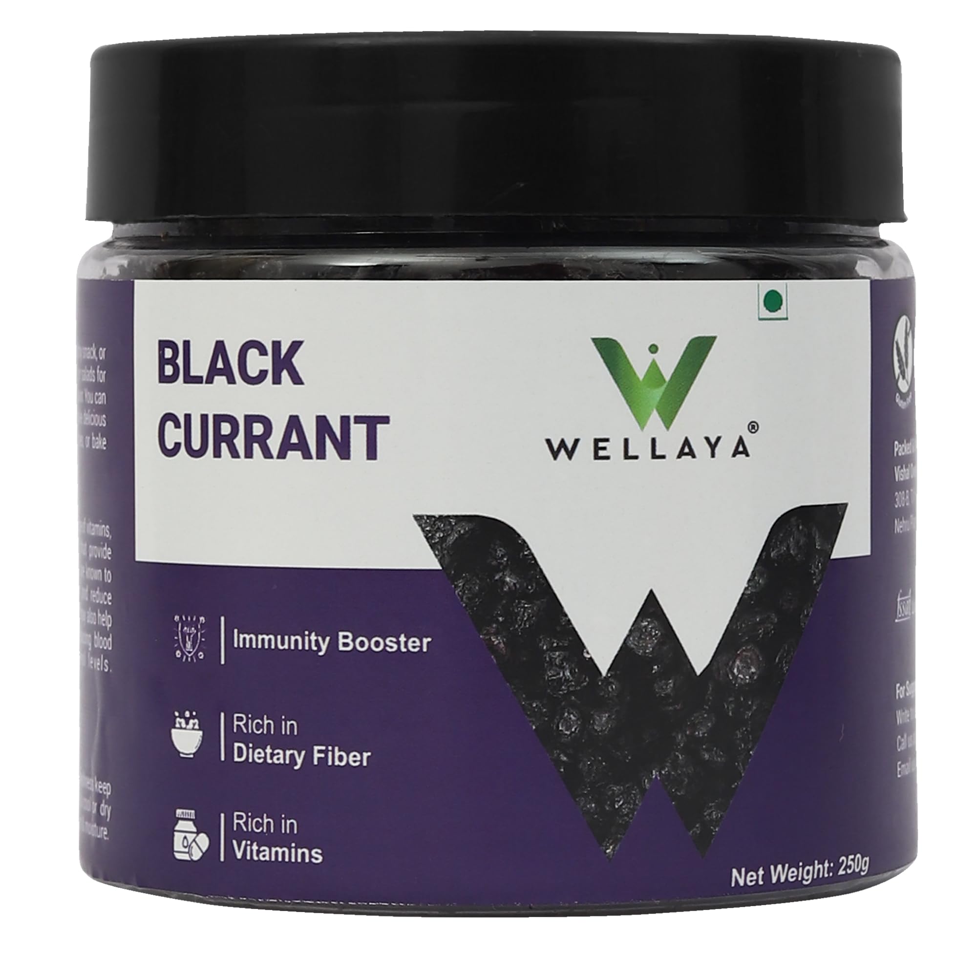 WELLAYA Premium Black Currant | Healthy & Tasty Whole & Dried Black Current | High Nutrient and Antioxidant | Delicious & Healthy Snack | Rich in Calcium and Vitamin K (300ml) (B0D9B2MDYT) Amazon Price History, Amazon Price Tracker