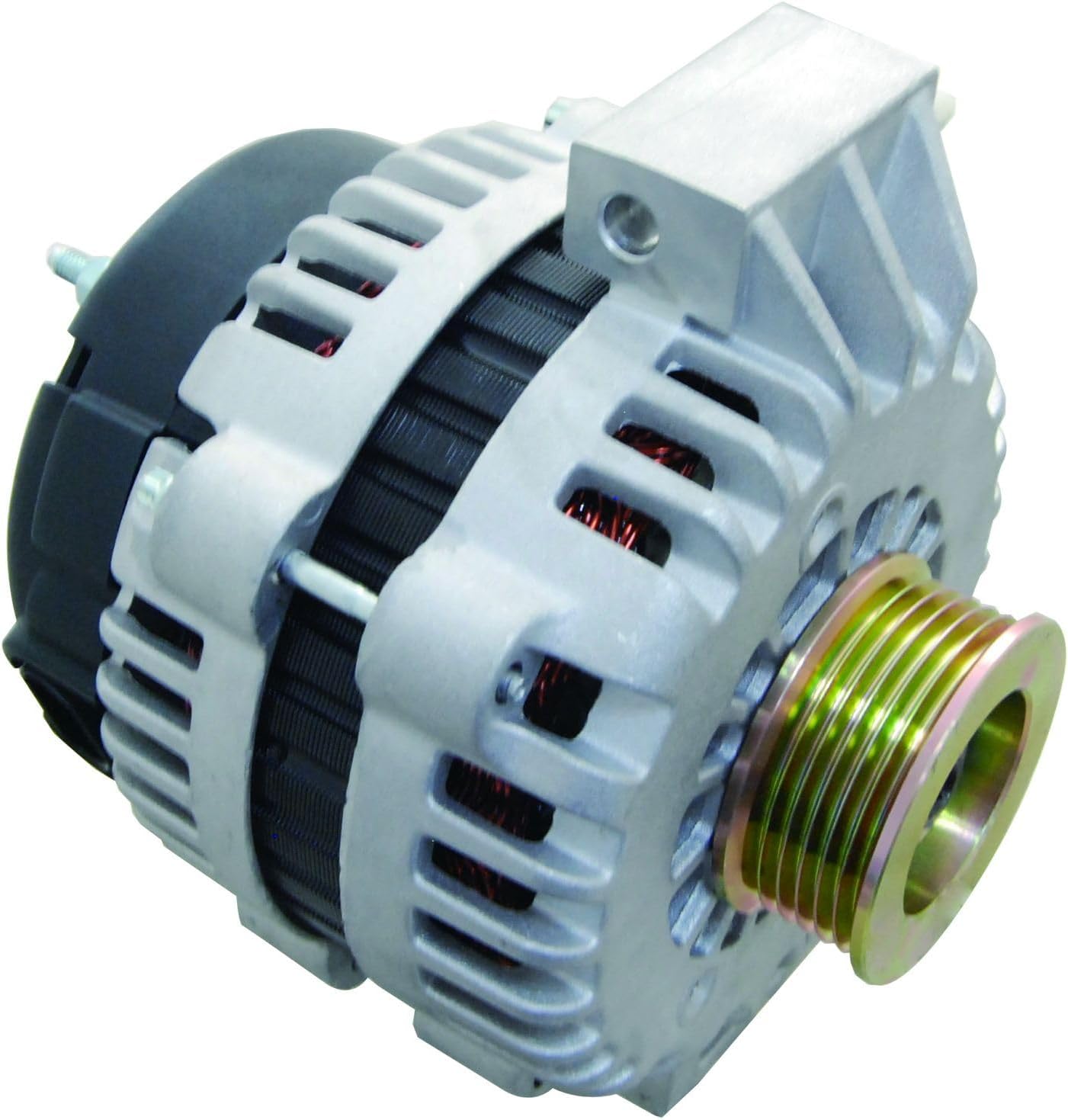 Alternator compatible with Chevy Trailblazer 4.2L/256CI L6 2002-2005; Saab 9-7x 4.2L/256CI L6 2005; GMC Envoy 4.2L/256CI L6 2002-2005 10464468 15062413 15162839 AL8805X F042300176 8290