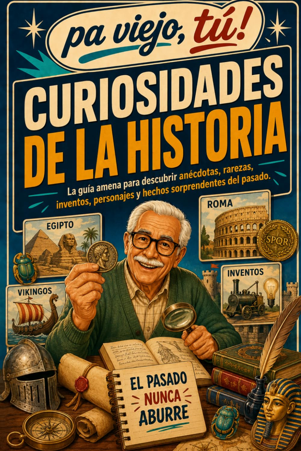 Curiosidades de la Historia: Hechos sorprendentes, personajes increíbles, errores, inventos, misterios y anécdotas que cambiaron el mundo (Pa viejo, tú!)