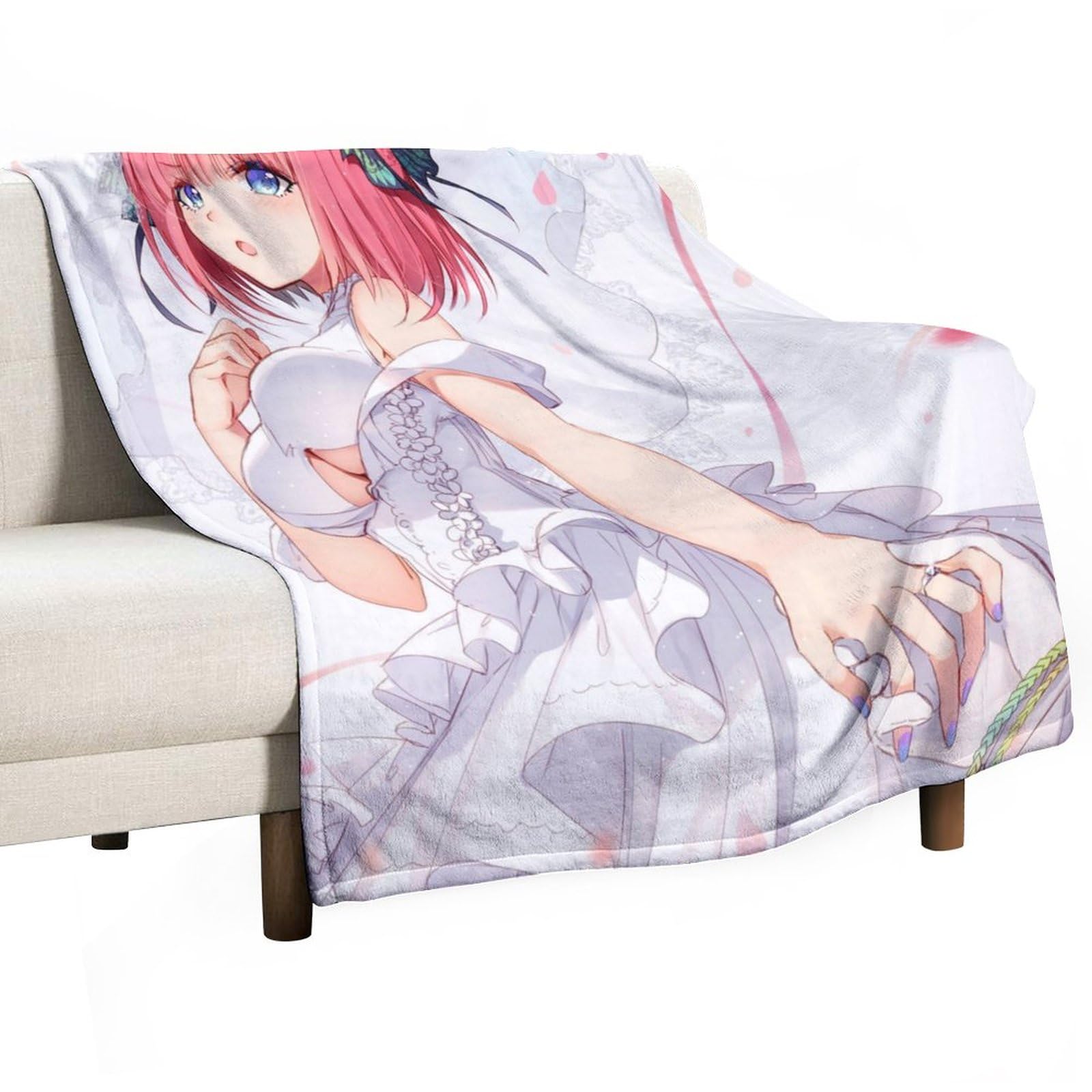 Amazon｜毛布 大判 中野二乃 五等分の花嫁 ブランケット 70