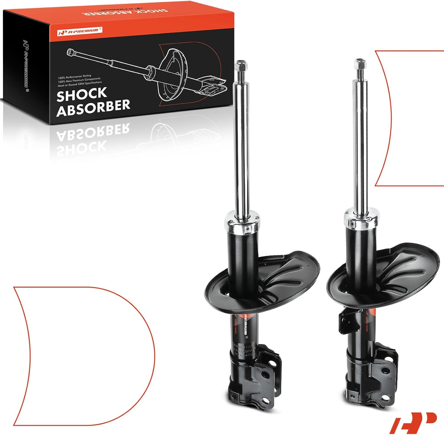 A-Premium Front Shock Absorber Struts Assembly Compatible with Mitsubishi Endeavor 2004-2011, 2-PC Set