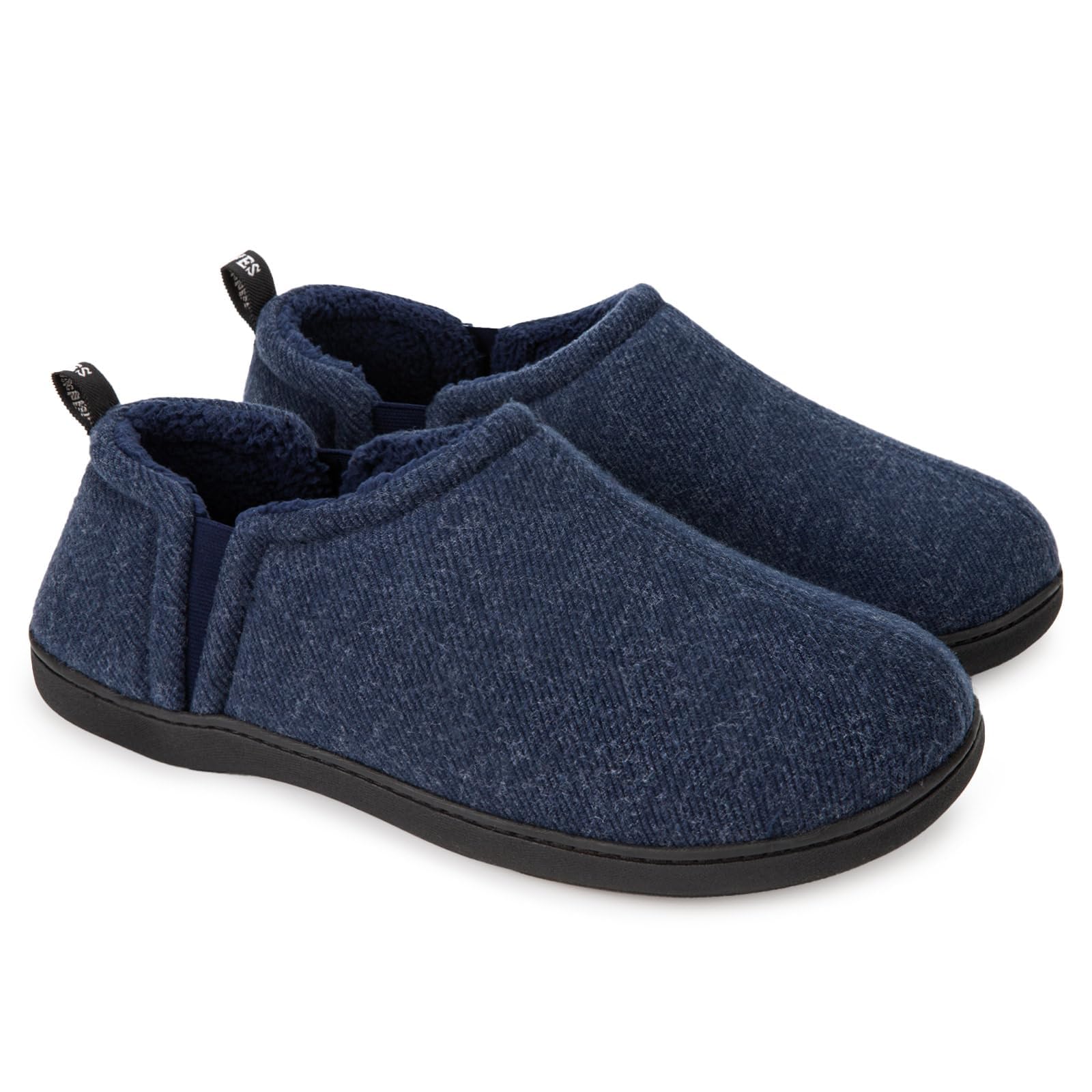 Snug Leaves Pantuflas hombre lana sintética, cómodas y cálidas para el invierno