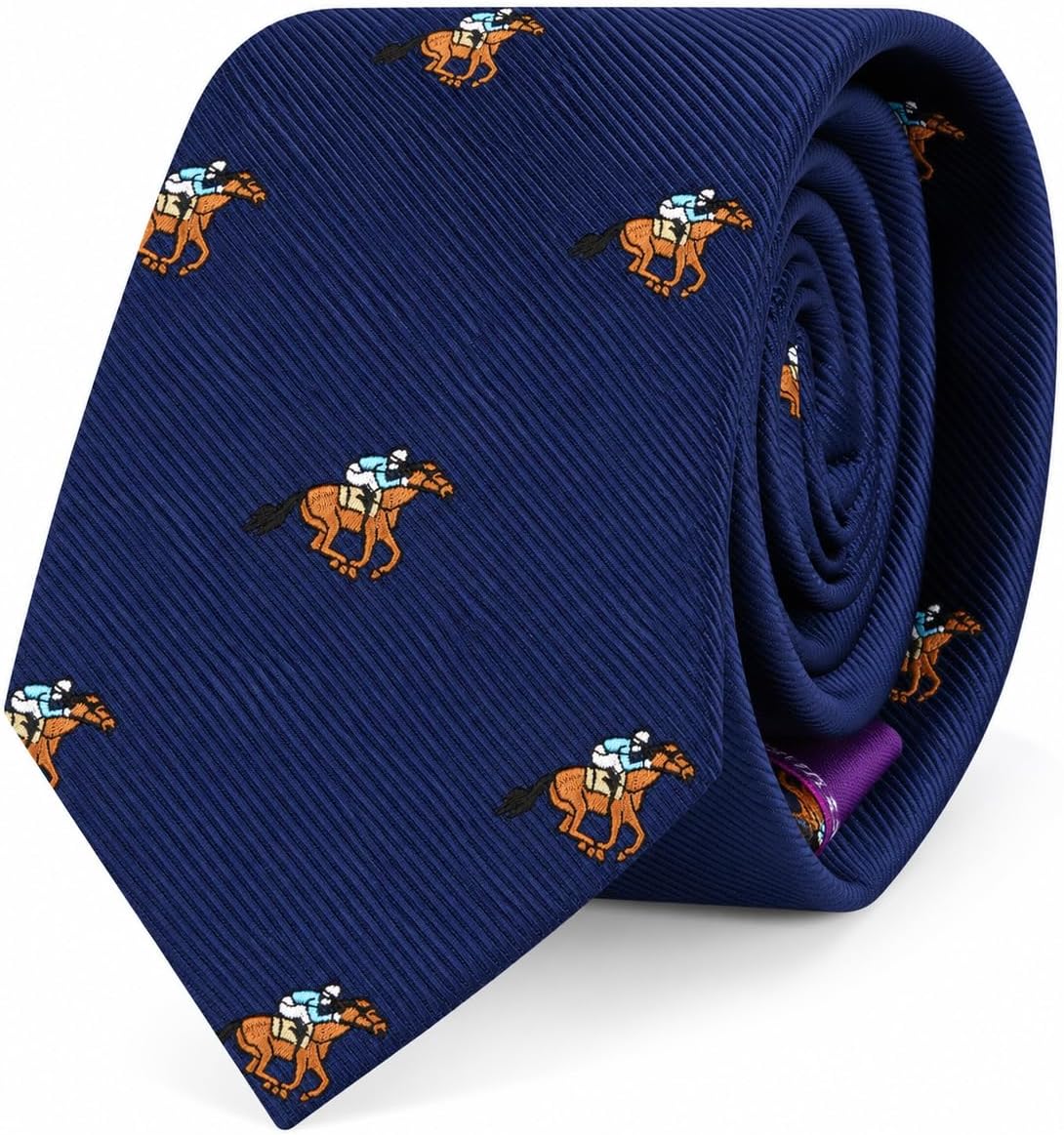 AUSCUFFLINKS Animal Ties | Woven Skinny Neckties | Groomsmen Wedding Ties | Work Ties for Him
