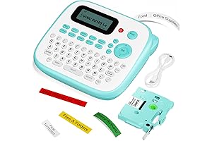 Kids-Friendly Label Printer: D210S Portable Label Maker for Creative Labeling Fun