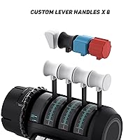 Vista 12 de Turtle Beach VelocityOne Flight Universal Control System - Xbox Series X & Xbox Series S, Xbox One & Windows 10 & 11 PCs with Yoke Handle, Throttle