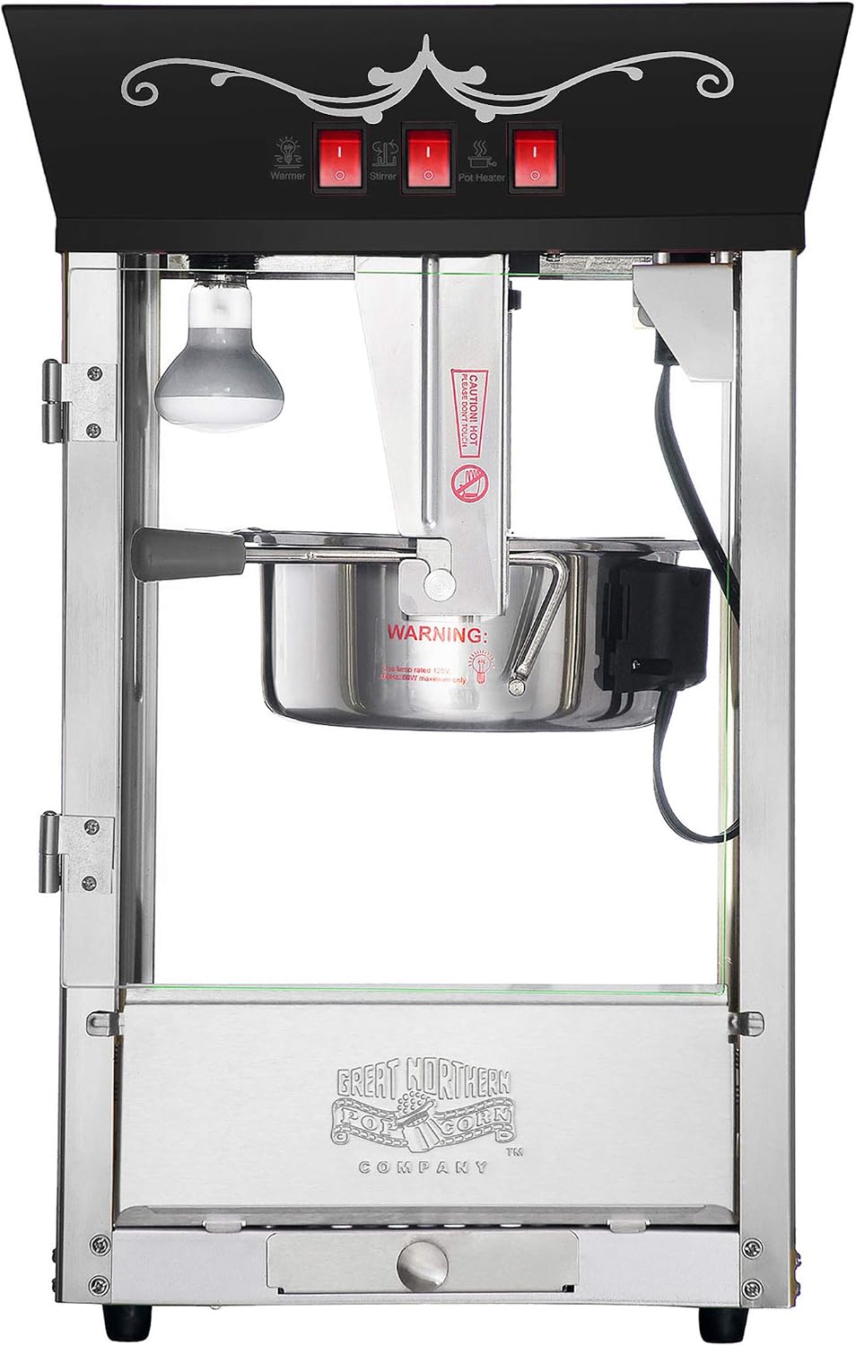 Best Deal Cheap 🛒 6092 Great Northern Popcorn Black Antique Style Popcorn Popper Machine, 8 Ounce Super Sale 🛒 6092 Great Northern Popcorn Black Antique Style Popcorn Popper Machine, 8 Ounce