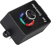 Vista 4 de Controlador de velocidad del ventilador variable, ventiladores de ventilación HVAC, ajustador de velocidad, herramientas eléctricas sin escalones