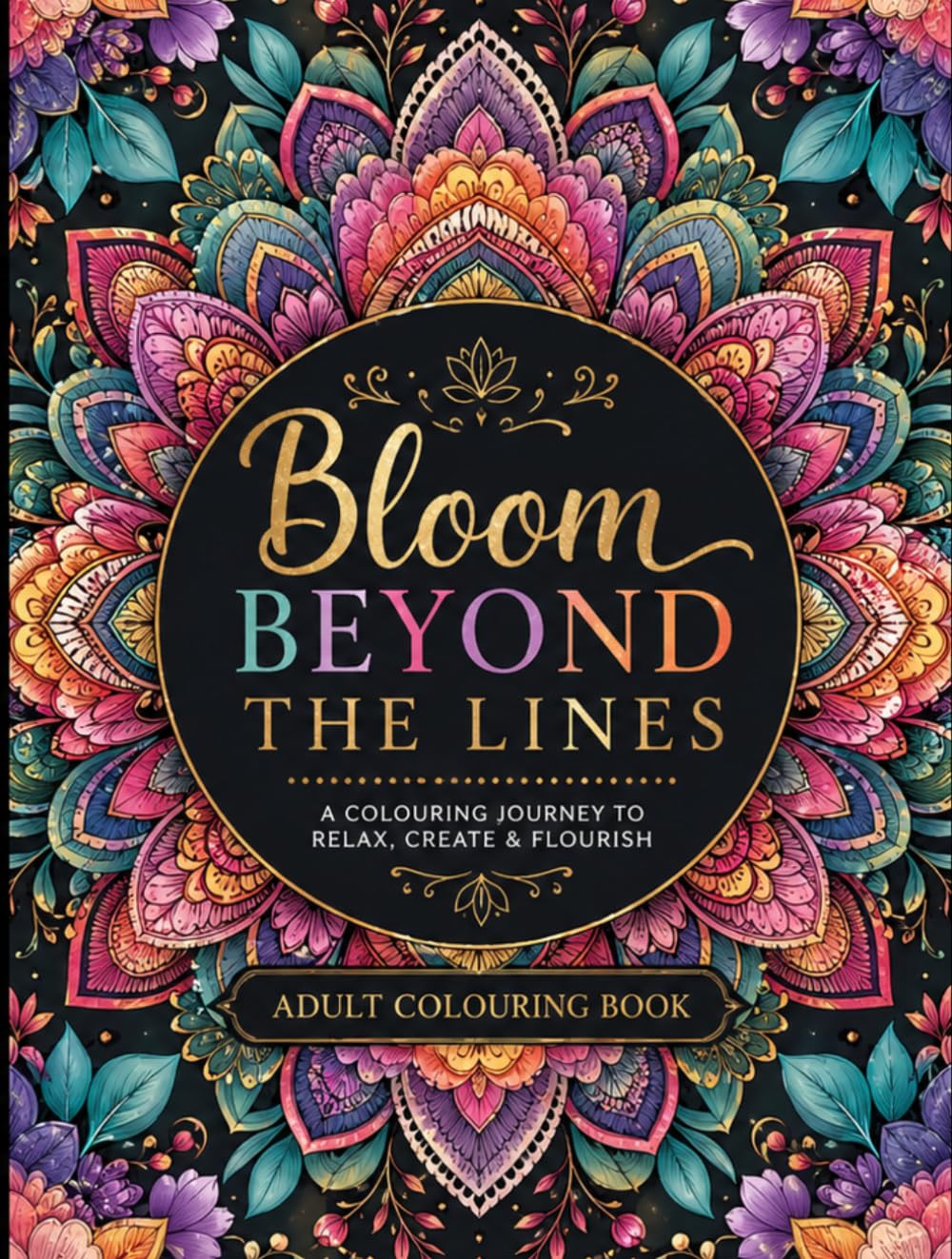 Bloom Beyond the Lines; An Adult Colouring Book