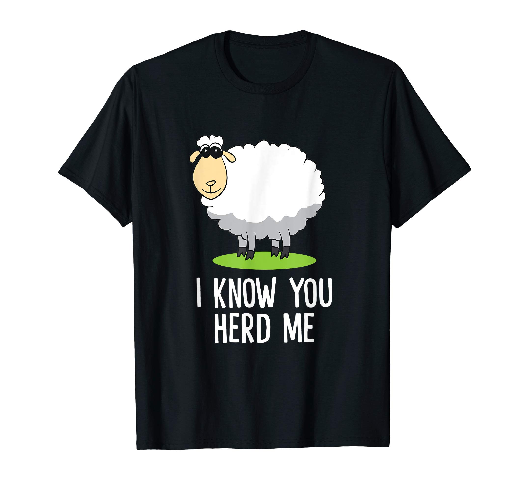 Funny I Know You Herd Me Cute Sheep Lover Gift T-Shirt
