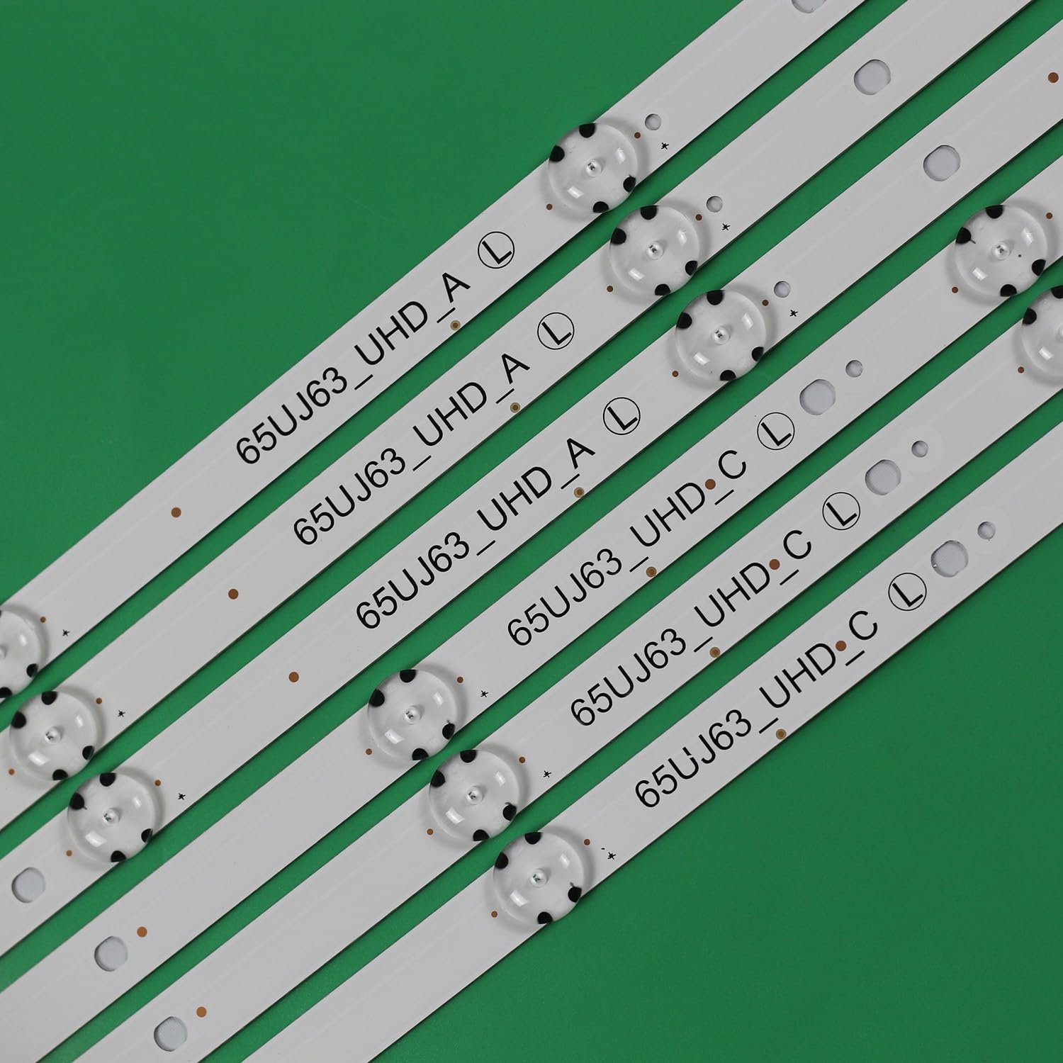 Bande Lumineuse Tv Lot 12 Bandes Rétroéclairage LED Pour Écrans 65UJ6300 65UJ630V 65UJ634V 65UJ5500 65UK6100 17Y 65 Pouces Type A SSC 65UJ63 UHD B D