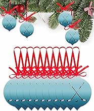 10-Piece Acrylic Golf Club Christmas Ornaments (2025 Sport Theme, Blue Gradient)