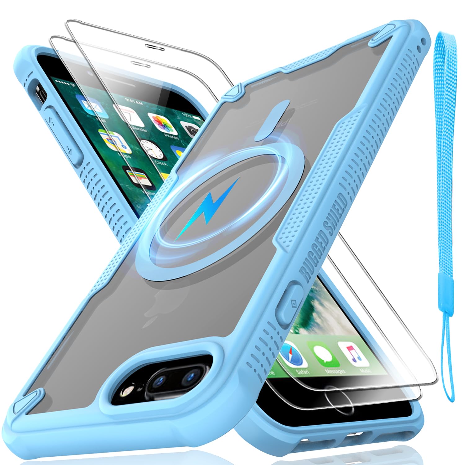 Coque antichoc iPhone 7/8 Plus pour éviter les bris d'écran et chutes - 7