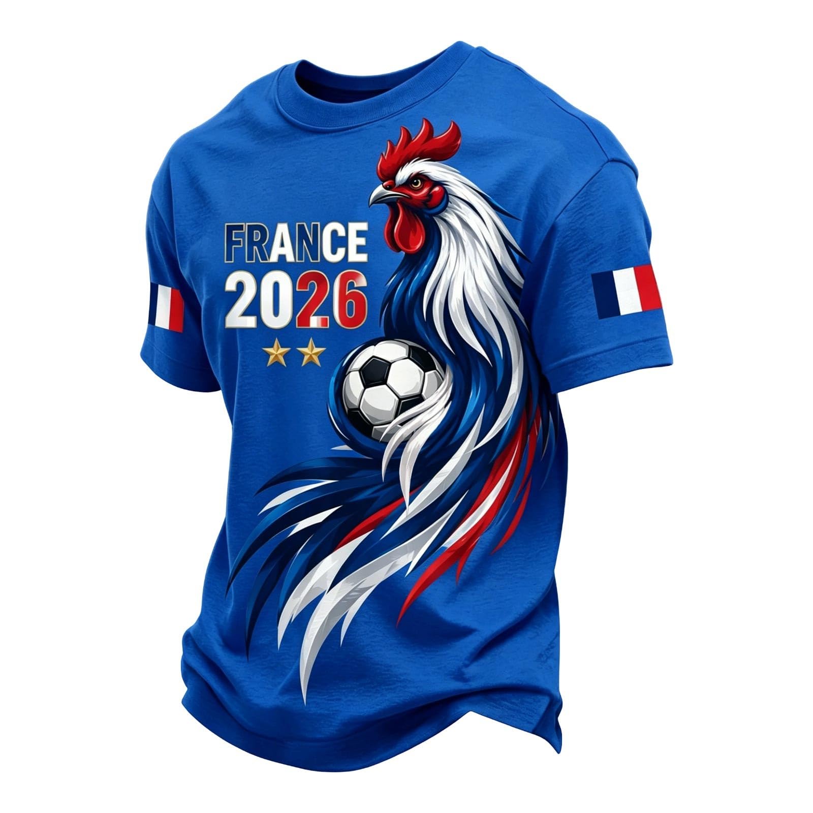 Maillot de Supporter de Football France 2026 Haut décontracté Coupe Classique