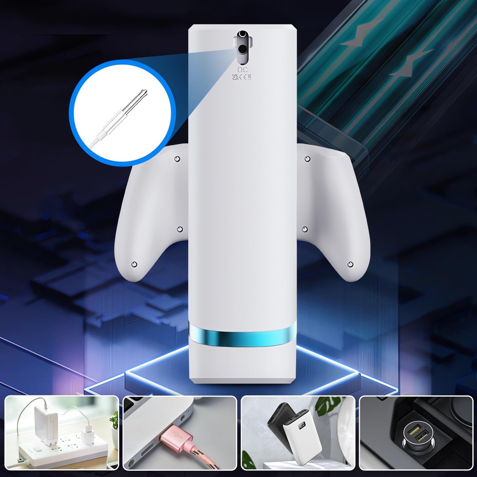 Roluck Sexytoysys Uomo Masturbatore Elettrico a coppa con 10 Vibrazioni, Funzione Telescopica e Funzione di Riscaldamento, Masturbatore per Pene, Giocattolo Sessuale Per Allenare Il Glande