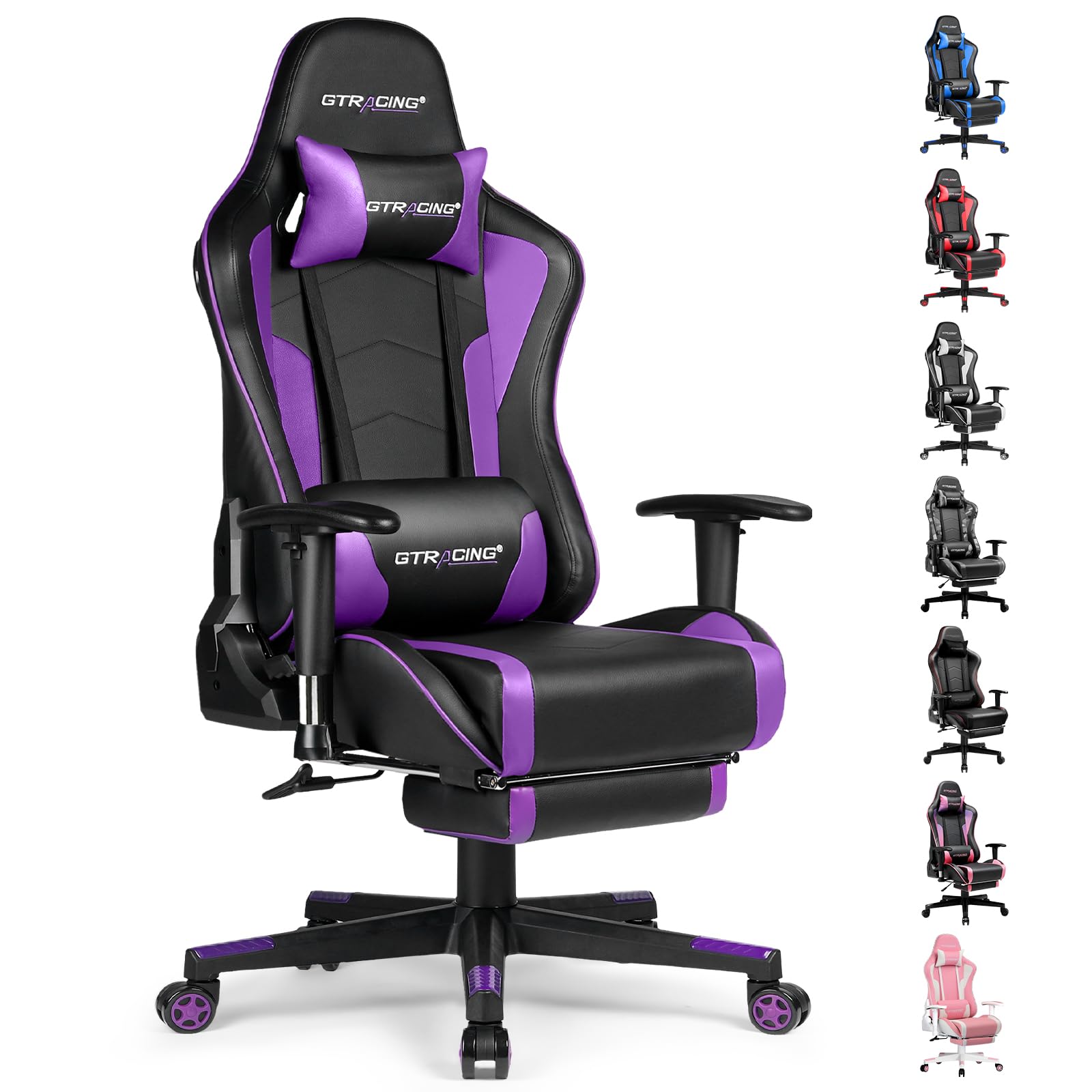 Amazon.com: GTRACING Gaming Chair with Speaker and Footrest