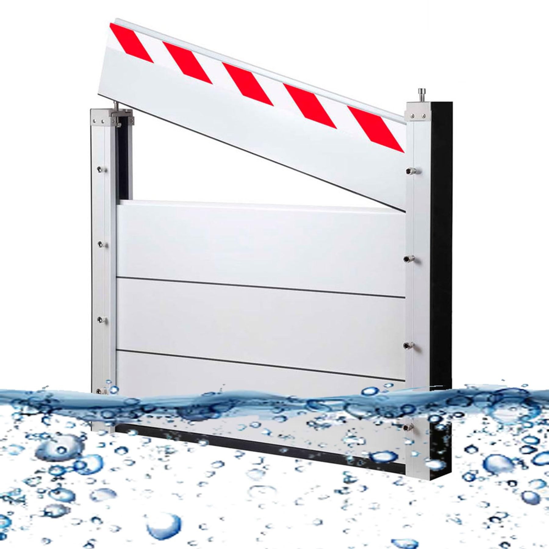 Barrière anti-inondation pour garage amovible et réutilisable - 130 x 20 cm