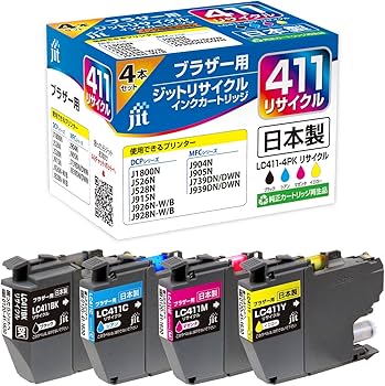 Brother LC411-4PK インクカートリッジ 4色セット 2箱プラス2 Brother LC411-4PK インクカートリッジ 4色セット 2箱プラス2