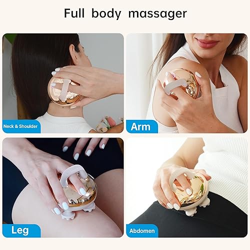 Miniatura 4 de COMFIER Masajeador de cuero cabelludo inalámbrico con 3 modos de amasado, regalos, masaje de cabeza impermeable con 8 garras para limpieza profunda,