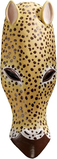 Design Toscano EU34910 African Serengeti Tribal-Style Animal Wall Mask - Jaguar