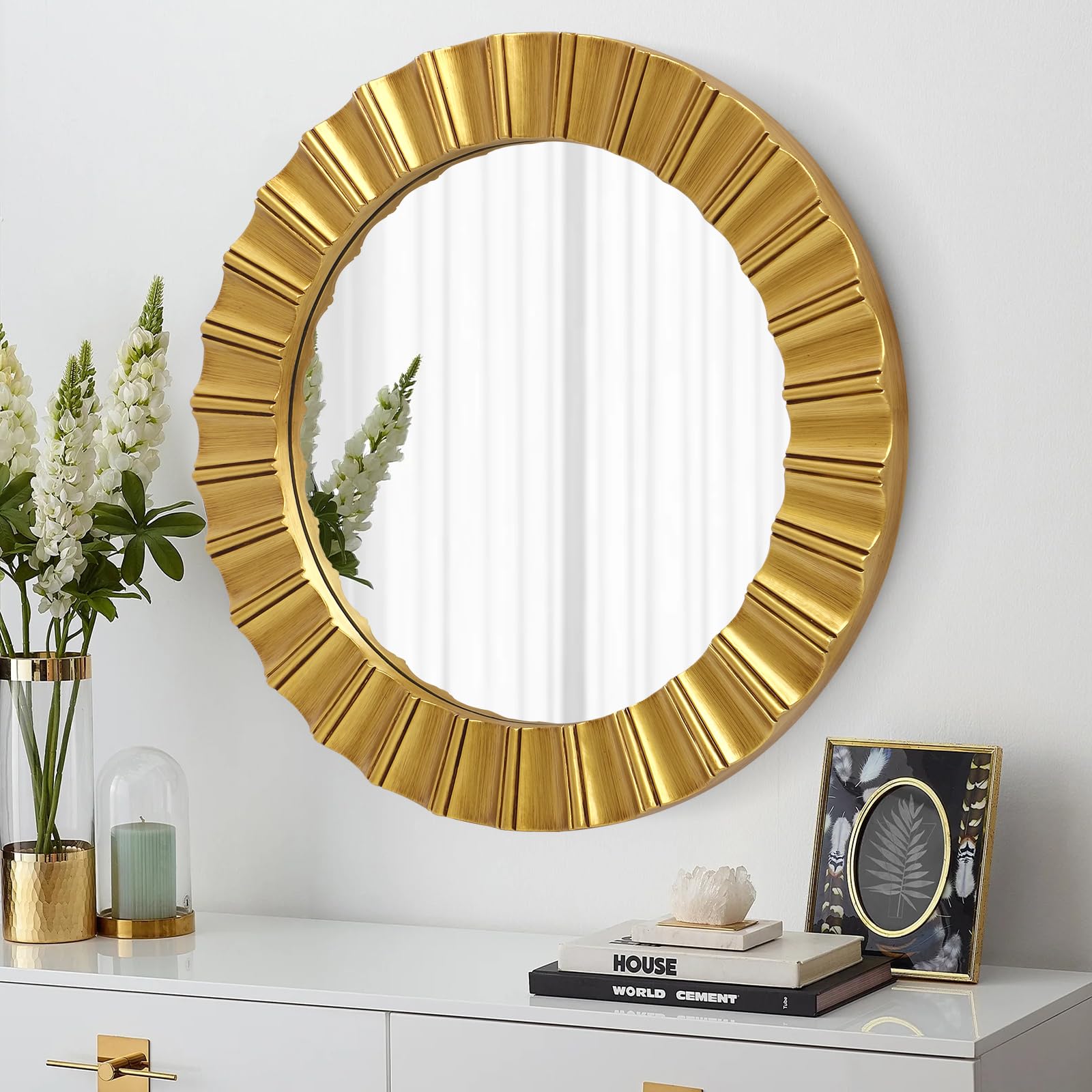 SHSYCER Round Mirror