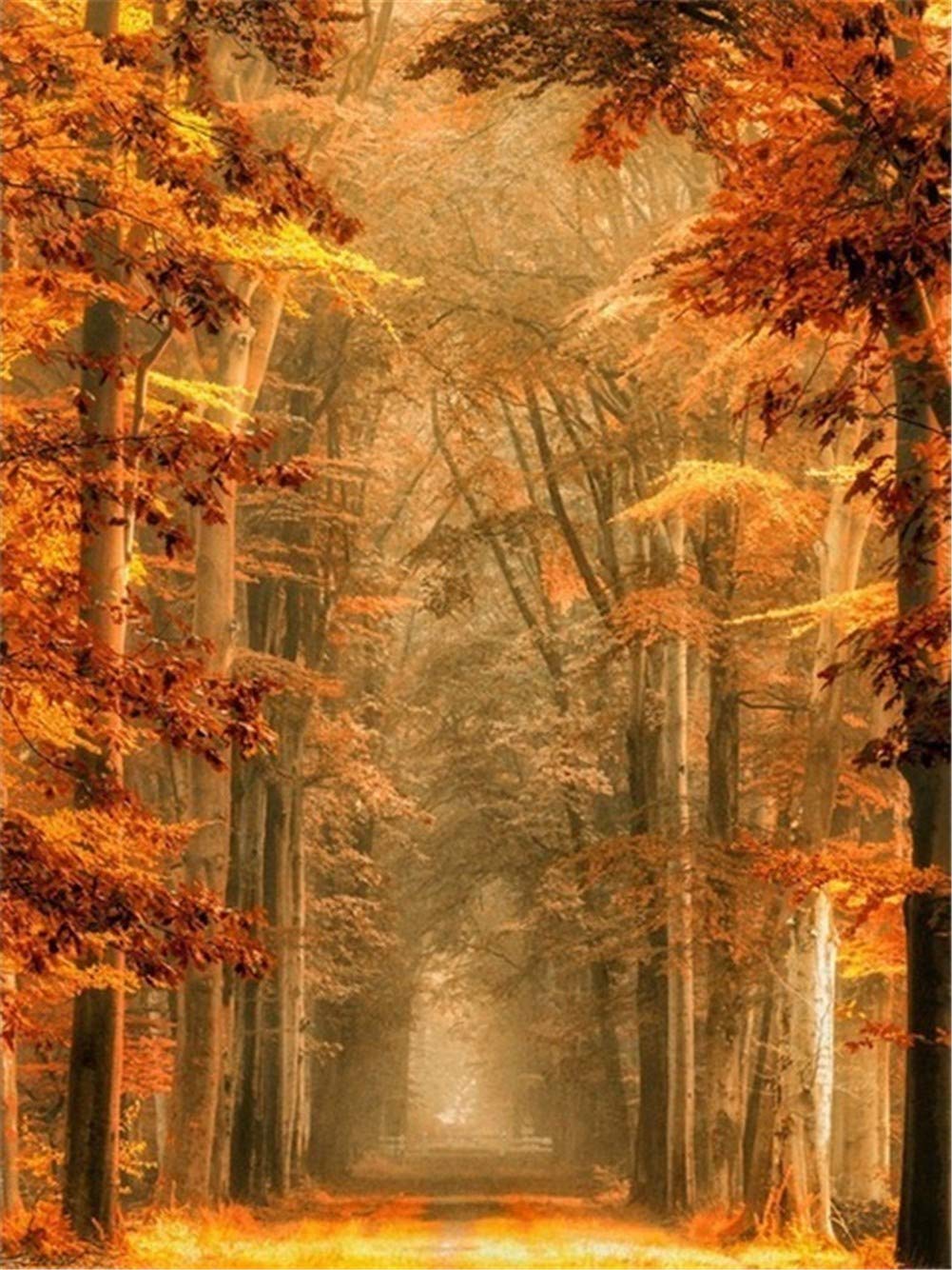 Diamant peinture complète forêt kit 5D square drill 70x90cm broderie carrée