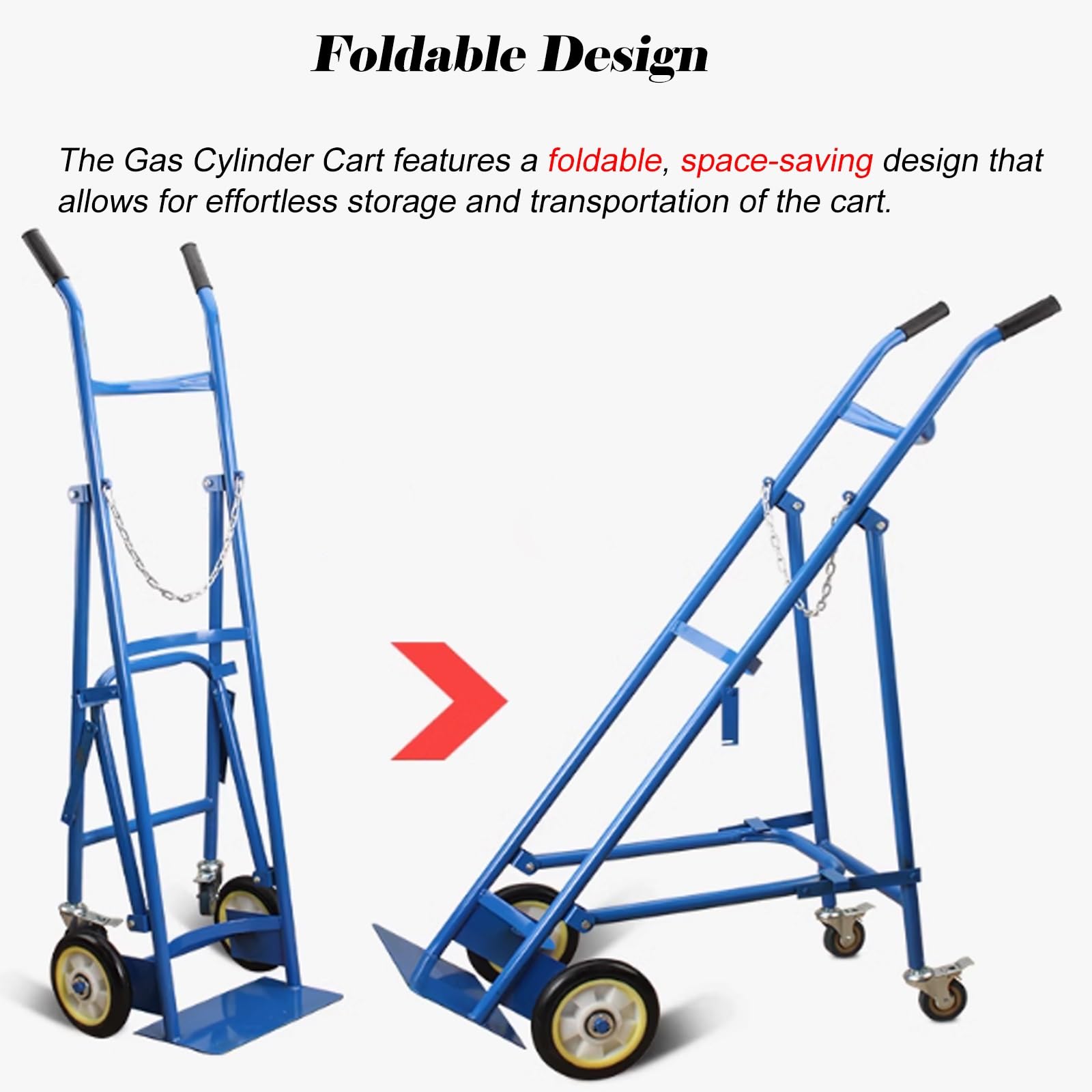 Carrello cilindrico per reparti, cliniche, case di cura, carrello pieghevole con ruote e catena per un facile trasporto
