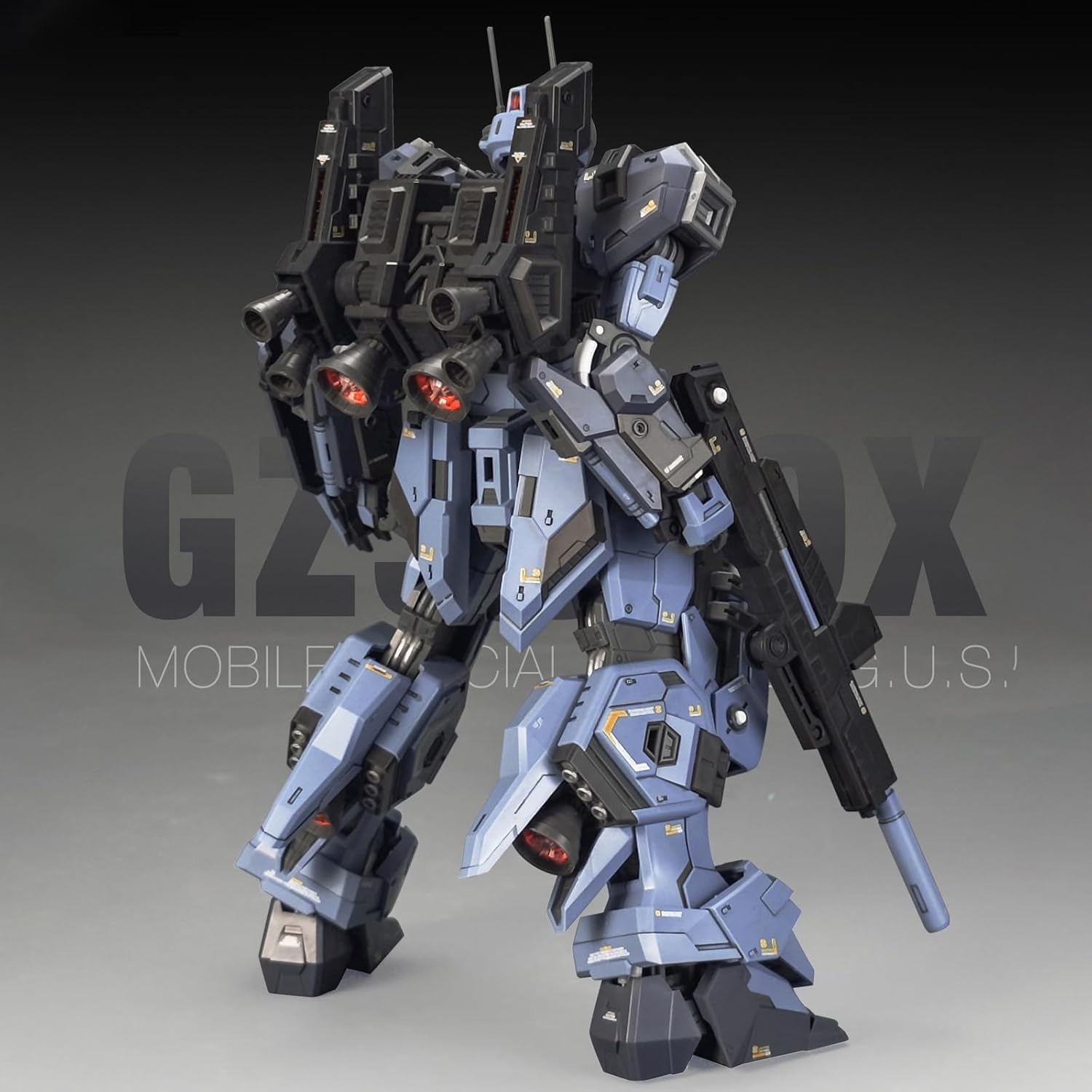 Amazon | SYXLCYGJ ZZA 1/100 GZSS-OX グス GUS 高さ約21cm 色分け済み