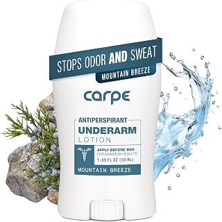 Carpe Underarm Antiperspirant Deodorant Advanced Sweat & Odor Protection Formula - Deodorant for Men & Women - Mountain Breeze