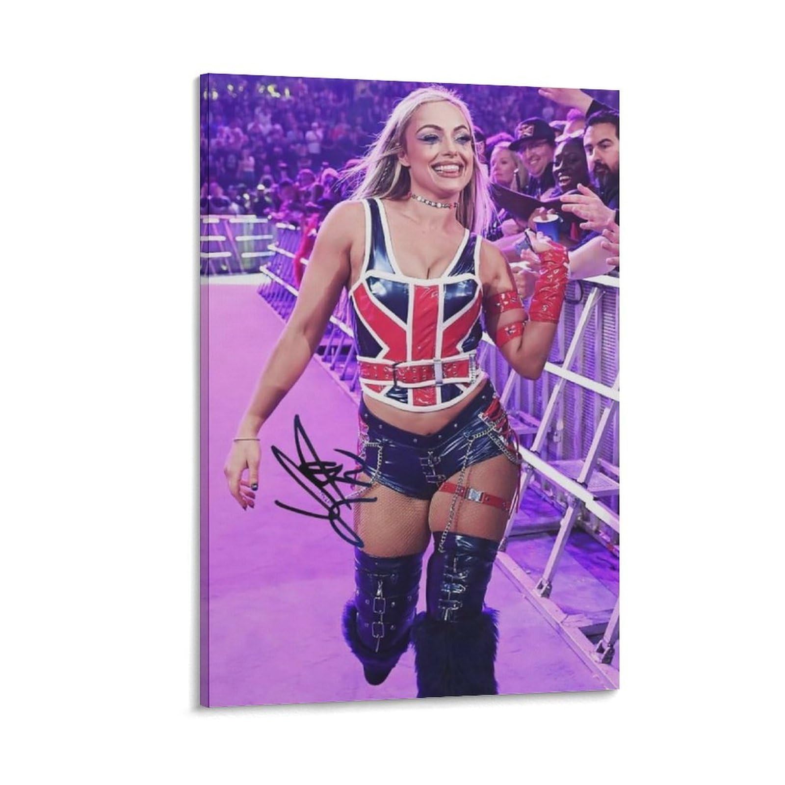 FCOIN Liv Morgan Canvas Poster Poster Print Art Wall Painting Canvas Posters Modern Bedroom Decor 12x18inch(30x45cm)