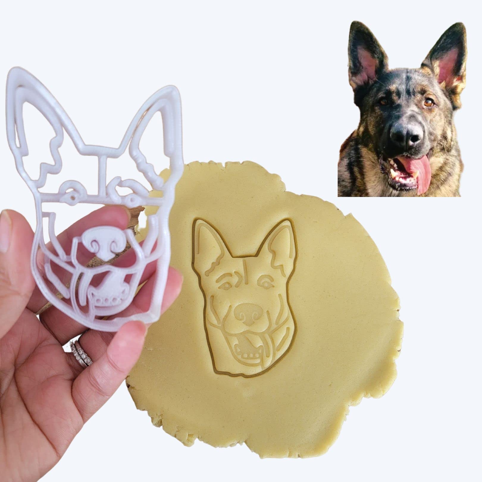 Personalized Cookie Cutter - Gift for Dog, Cat, and all Animal Lovers - Pet Portrait - Custom cookie cutter Plus free Bone shape cutter with name
