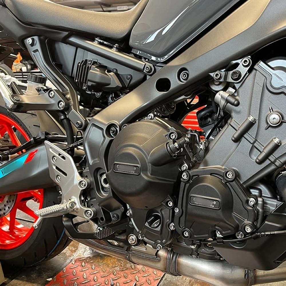 coperchio statore carter Moto Motore Copertura Di Protezione Per Ya&maha MT-09 FZ-09 XSR900 Per Per Tracer 9 GT 2021-2024 Motore Coperture Protezioni