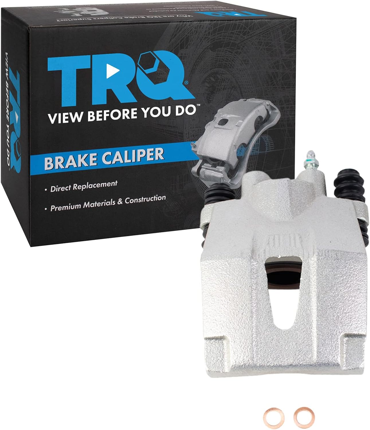 TRQ Rear Right Brake Caliper Passenger Side Compatible with 2003-2004 Dodge Dakota