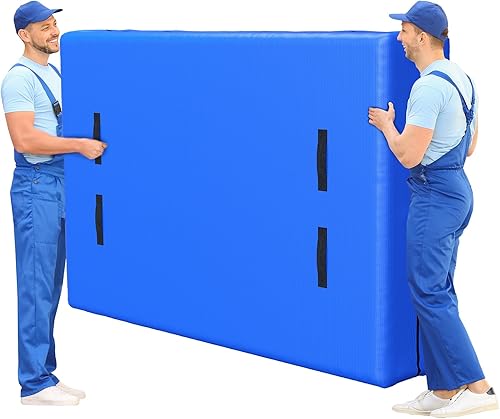 Miniatura 9 de Bolsa de colchón matrimonial para mudanza y almacenamiento, lona reutilizable resistente al agua, funda de colchón de tamaño matrimonial, protector