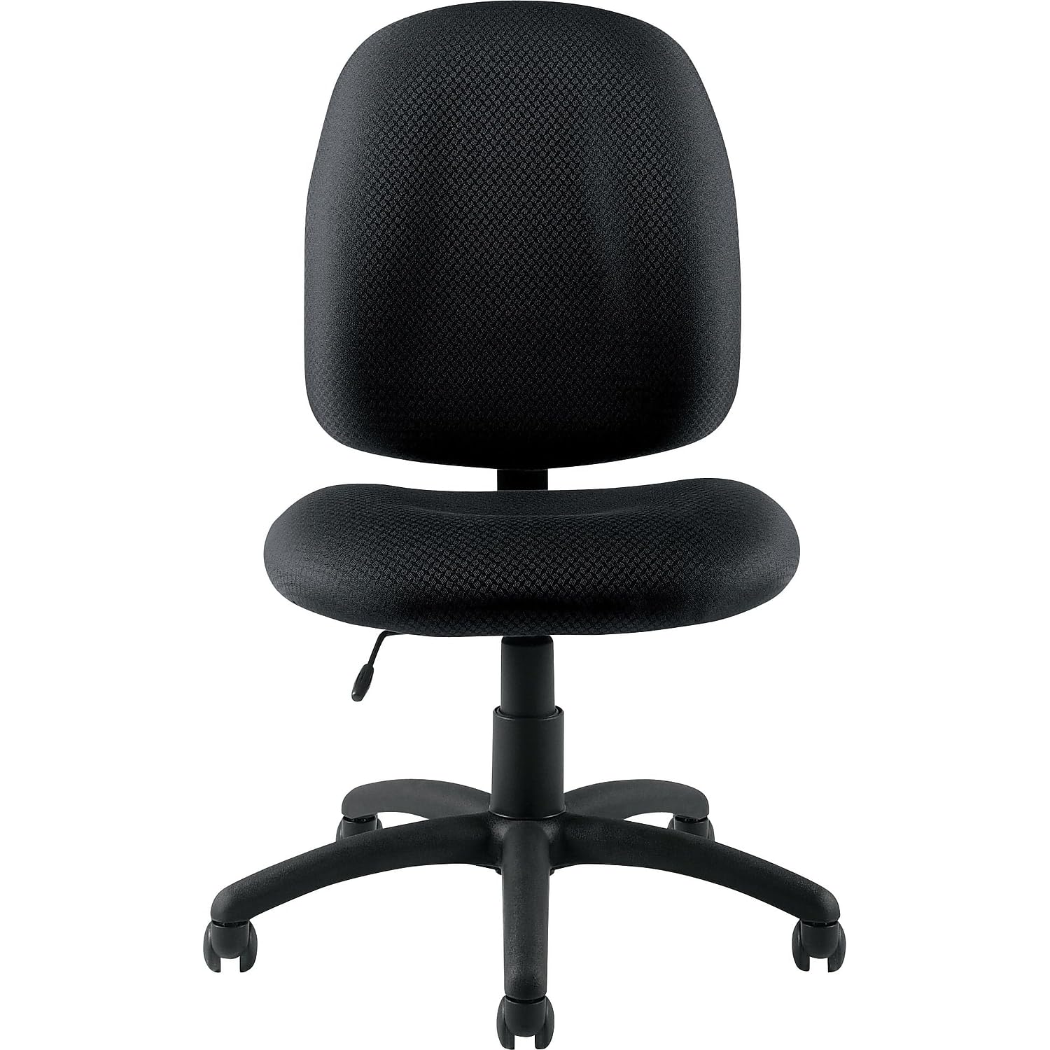 Amazon.com: Black Armless Fabric Task Office Chair : Home & Kitchen